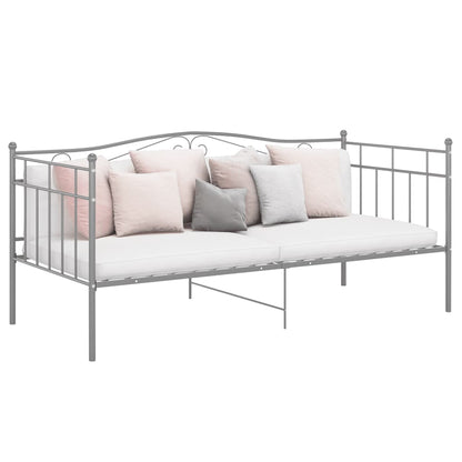 Sofa Bed Frame | Grey | Powder-coated metal | Single
