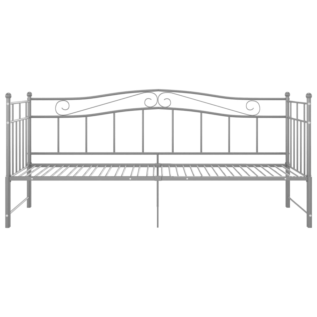 Sofa Bed Frame | Grey | Powder-coated metal | 206.5 x 185 x 89.5 cm
