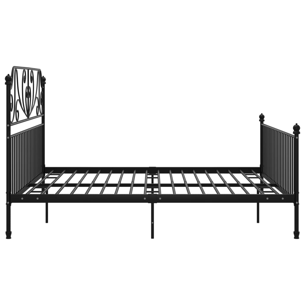 Bed Frame | Black | Powder-coated metal | Super King | Durable