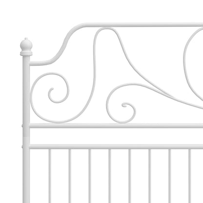 Bed Frame | White | Powder-coated metal | Super King | Bed Frame