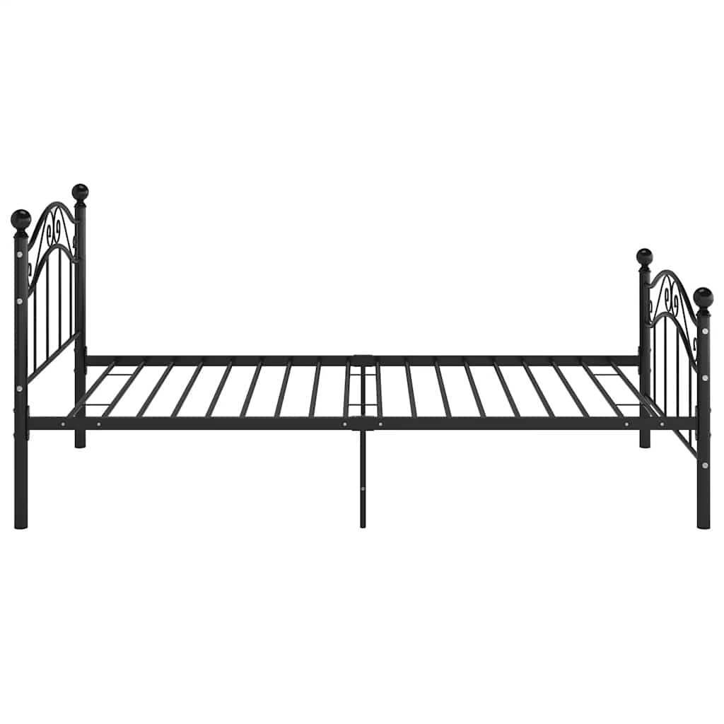 Bed Frame | Black | Powder-coated metal | Single |  Durable  | Bed Frame