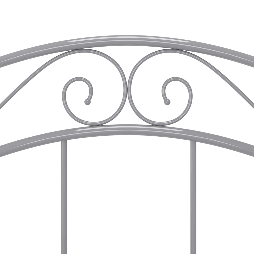 Bed Frame | Grey | Powder-coated metal | Single |  Durable  | Bed Frame