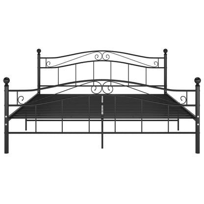 Bed Frame | Black | Powder-coated metal | Super King | Durable
