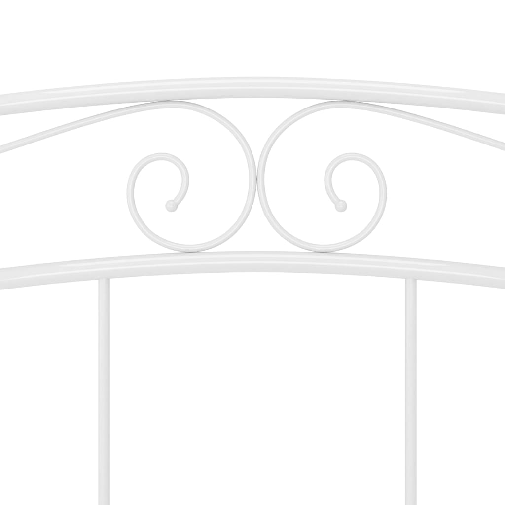 Bed Frame | White | Powder-coated metal | Super King | Durable