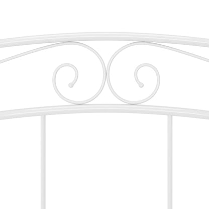 Bed Frame | White | Powder-coated metal | Super King | Durable