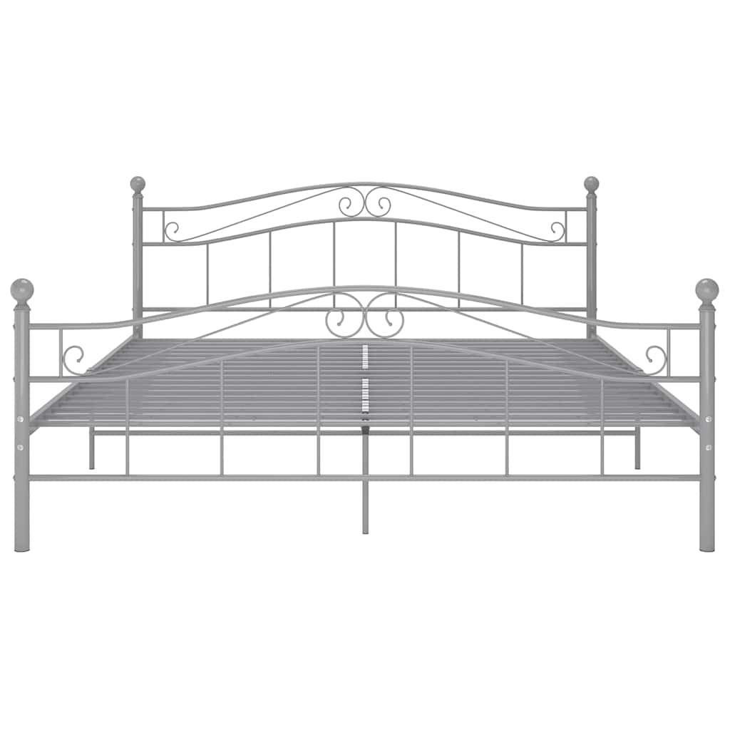 Bed Frame | Grey | Powder-coated metal | Super King | Tough | Bed Frame