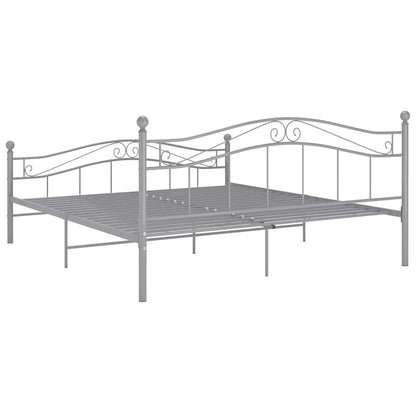 Bed Frame | Grey | Powder-coated metal | Super King | Tough | Bed Frame