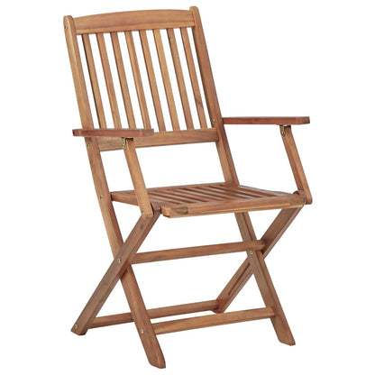 Outdoor Chair | Set of 2 | Natural Wood | Solid Acacia wood | Medium