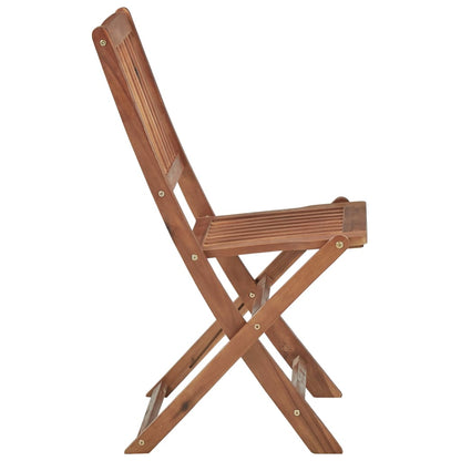 Outdoor Chair | Set of 2 | Natural Wood | Solid Acacia wood | Standard
