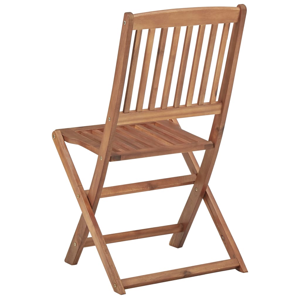 Outdoor Chair | Set of 2 | Natural Wood | Solid Acacia wood | Standard