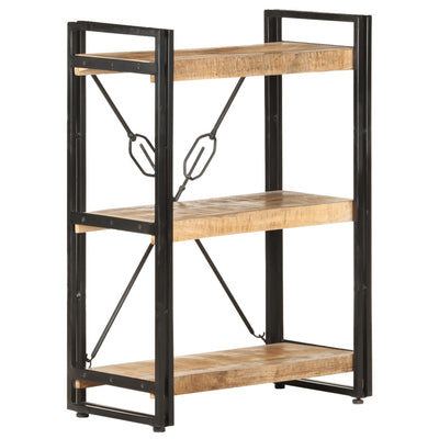 3-Tier Bookcase 23.6"x11.8"x31.5" Solid Mango Wood