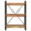 3-Tier Bookcase 60x30x80 cm Solid Reclaimed Wood