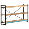 3-Tier Bookcase 140x30x80 cm Solid Reclaimed Wood