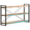 3-Tier Bookcase 140x30x80 cm Solid Reclaimed Wood
