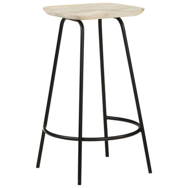 Bar Stools 4 pcs Solid Mango Wood