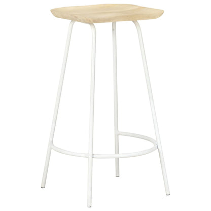 Bar Stools 4 pcs Solid Mango Wood