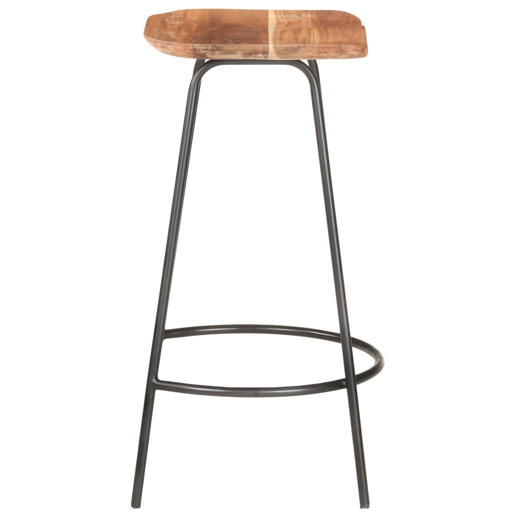 Bar Stools 4 pcs Solid Acacia Wood