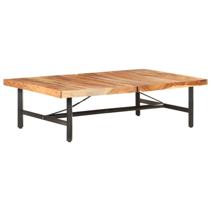 vidaXL Coffee Table Natural Acacia wood color