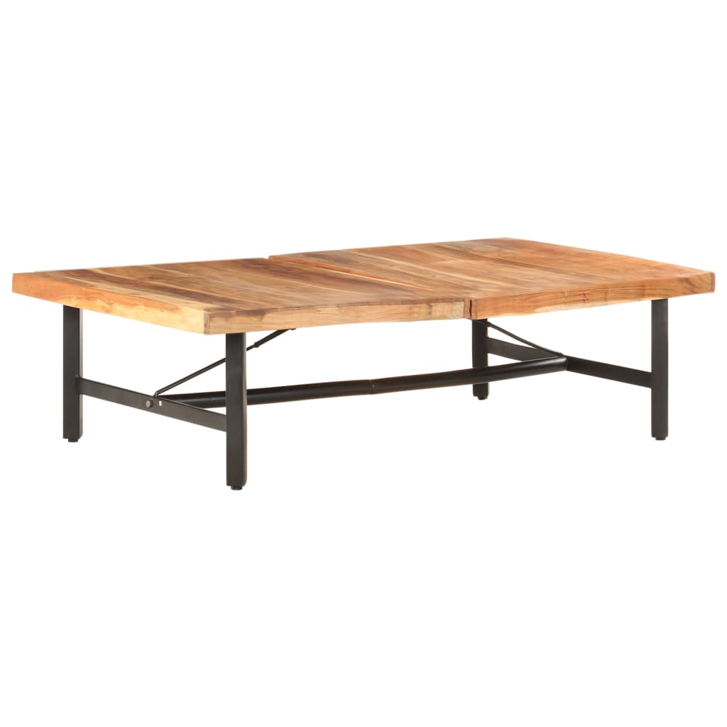 vidaXL Coffee Table Natural Acacia wood color