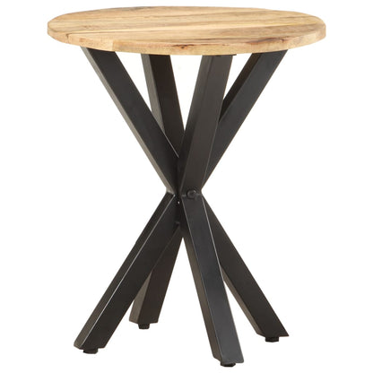 Side Table 18.9"x18.9"x22" Solid Mango Wood
