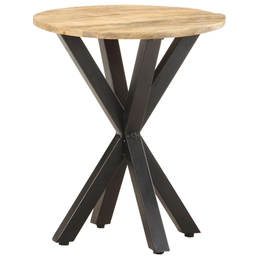 Side Table 18.9"x18.9"x22" Solid Mango Wood