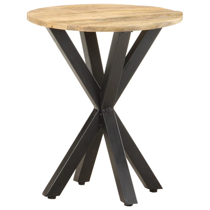 Side Table 18.9"x18.9"x22" Solid Mango Wood