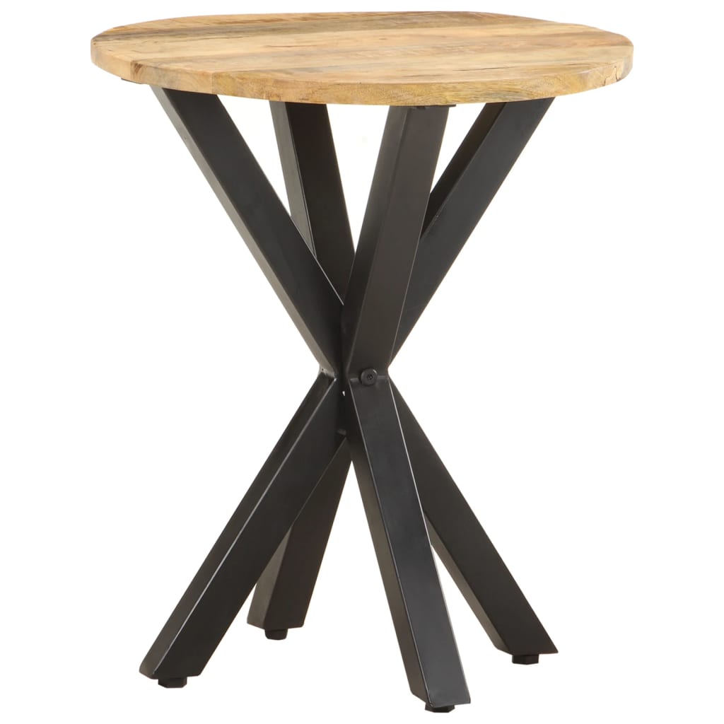 Side Table 18.9"x18.9"x22" Solid Mango Wood