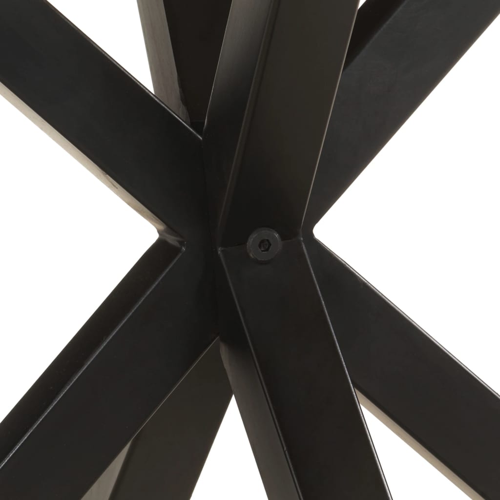 Side Table 26.8"x26.8"x22" Solid Acacia Wood