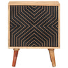 Bedside Cabinet 40x30x50 cm Solid Acacia Wood