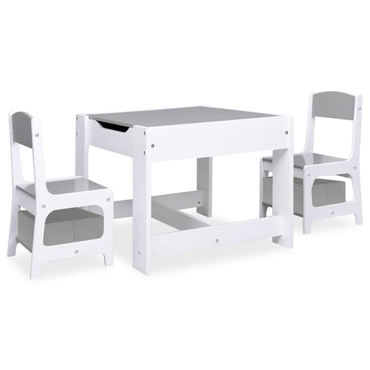 Kids Table and Chair | White | MDF | 48 cm height, 62 cm width