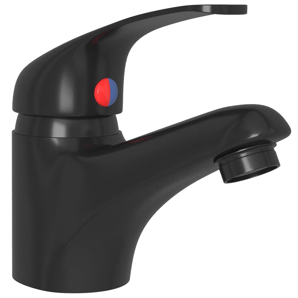 Basin Mixer Tap Black 13x10 cm