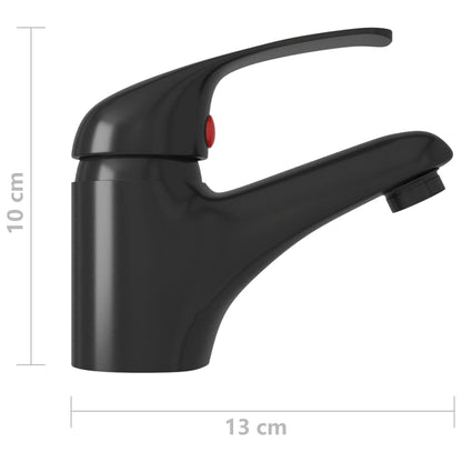 Basin Mixer Tap Black 13x10 cm