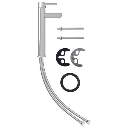 Bathroom Mixer Tap Silver 12x30 cm