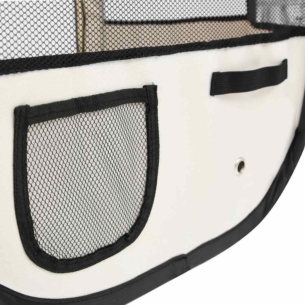 171015 vidaXL Foldable Dog Playpen with Carrying Bag Blue 125x125x61 cm