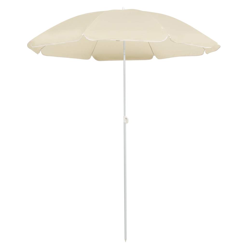 Garden Parasol | Sand | Polyester, Steel | UV-resistant materials