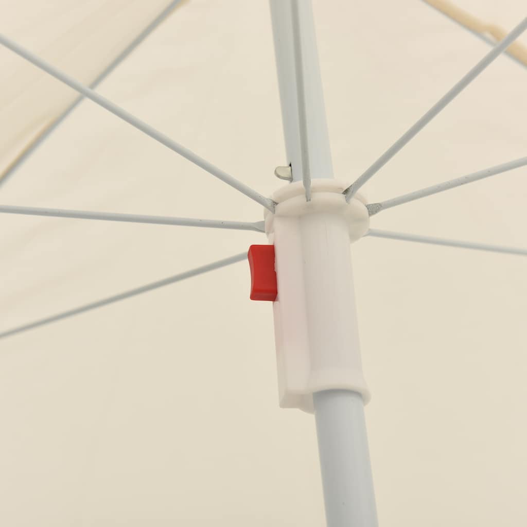 Garden Parasol | Sand | Polyester, Steel | UV-resistant materials