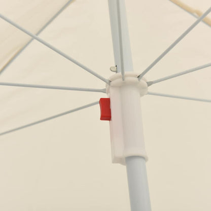 Garden Parasol | Sand | Polyester, Steel | UV-resistant materials