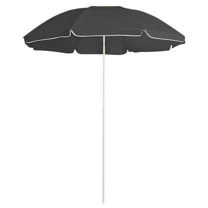 Garden Parasol | Anthracite | 100% polyester, steel | 180 cm arc length