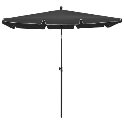 Garden Parasol | Anthracite | Polyester | 210x140 cm | Tiltable