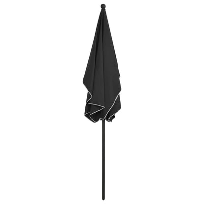 Garden Parasol | Anthracite | Polyester | 210x140 cm | Tiltable