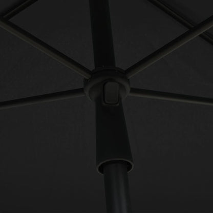 Garden Parasol | Anthracite | Polyester | 210x140 cm | Tiltable