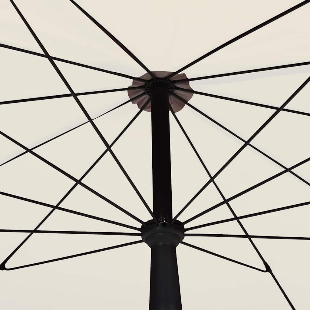 315551 vidaXL Garden Parasol with Pole 200x130 cm Sand