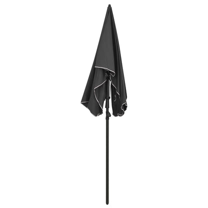 vidaXL Garden Parasol Anthracite Polyester, Steel Large Tiltable