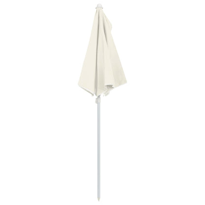 Garden Parasol | Sand | Polyester fabric, Steel | Medium | Collapsible