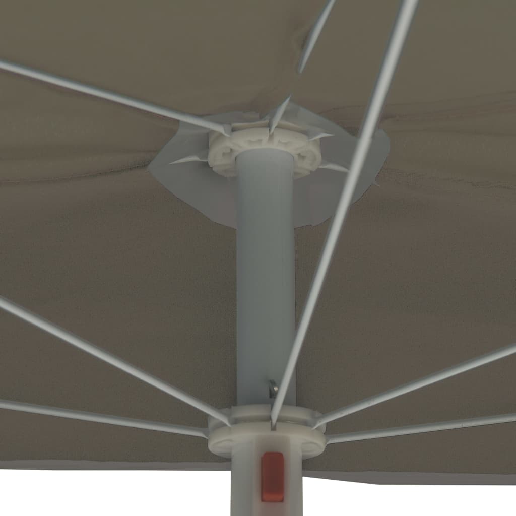 Garden Parasol | Sand | Polyester fabric, Steel | Medium | Collapsible
