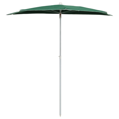 Garden Parasol | Green | 100% polyester, steel | Medium