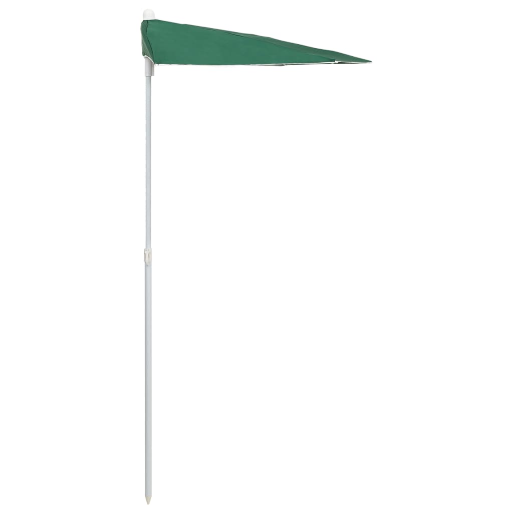 Garden Parasol | Green | 100% polyester, steel | Medium