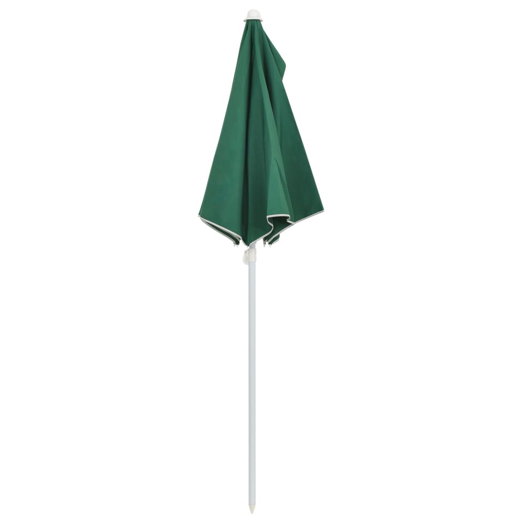 Garden Parasol | Green | 100% polyester, steel | Medium