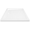 Shower Base Tray with Dots White 90x70x4 cm ABS