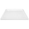 Shower Base Tray with Dots White 80x80x4 cm ABS